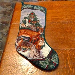 Needlepoint Christmas Stocking